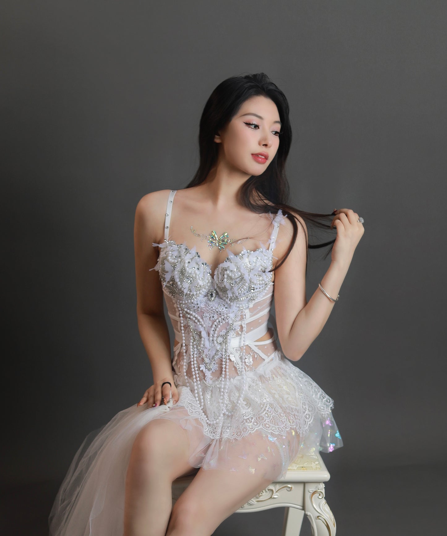 RESTOCK LATER-Dreamy Butterfly Bodysuit (5Colors)