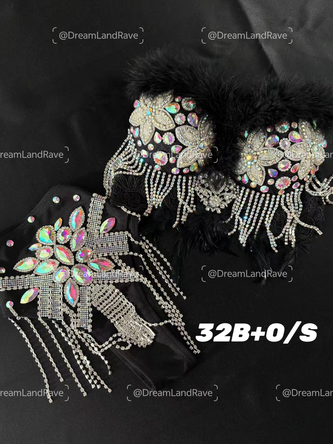 SALE 13-DIAMOND FUR BLACK