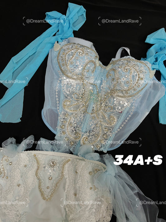 SALE 22-STARRY UNICORN BLUE