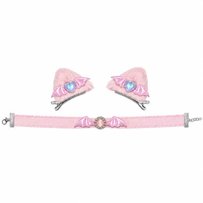 Fluffy Ear Set (6Colors, 3PCs)