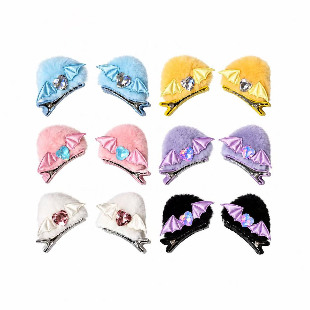 Fluffy Ear Set (6Colors, 3PCs)