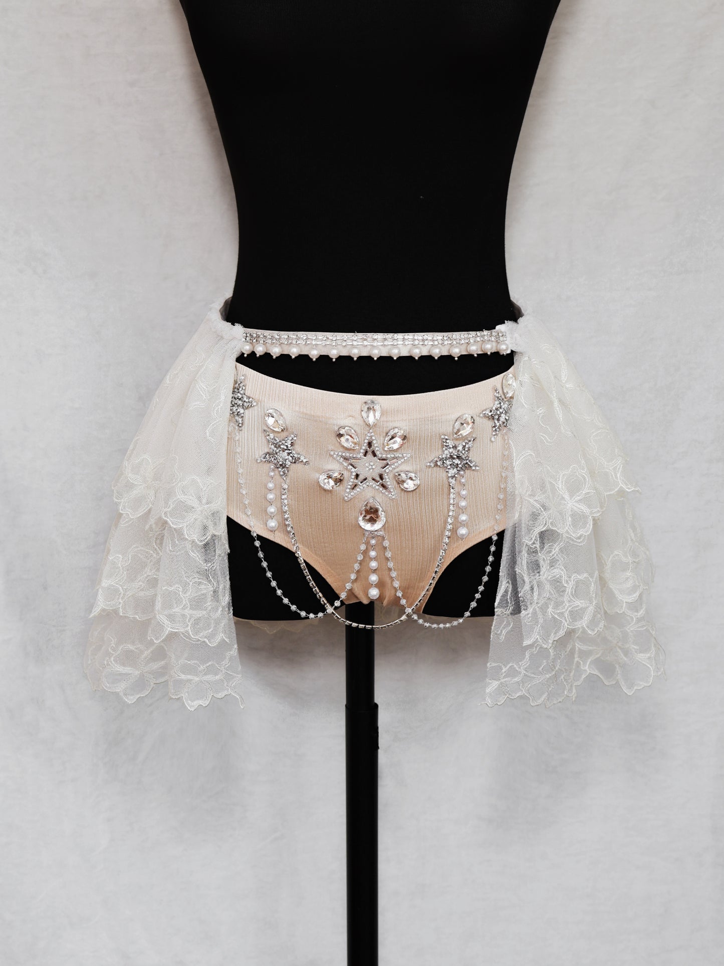 Half-Coverage Lace Skirt