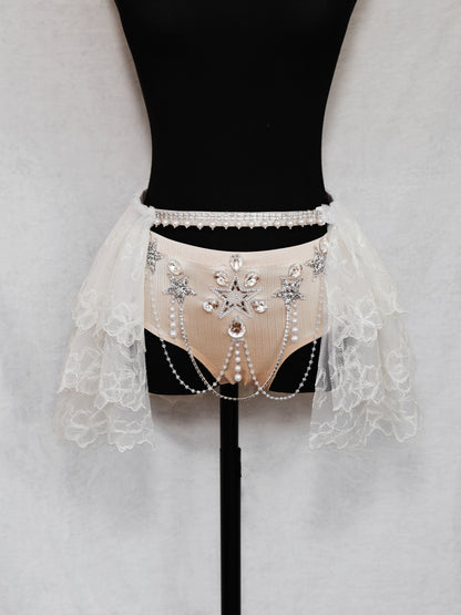 Half-Coverage Lace Skirt