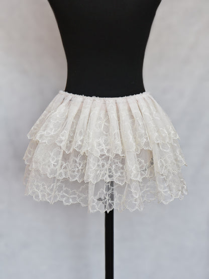 Half-Coverage Lace Skirt