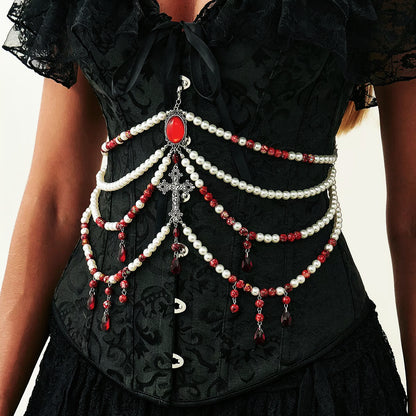 Bloody Pearl Waist Chain (1PC)