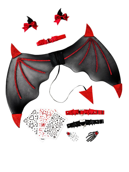 Little Devil Wing Set (9PCS, 3Colors)