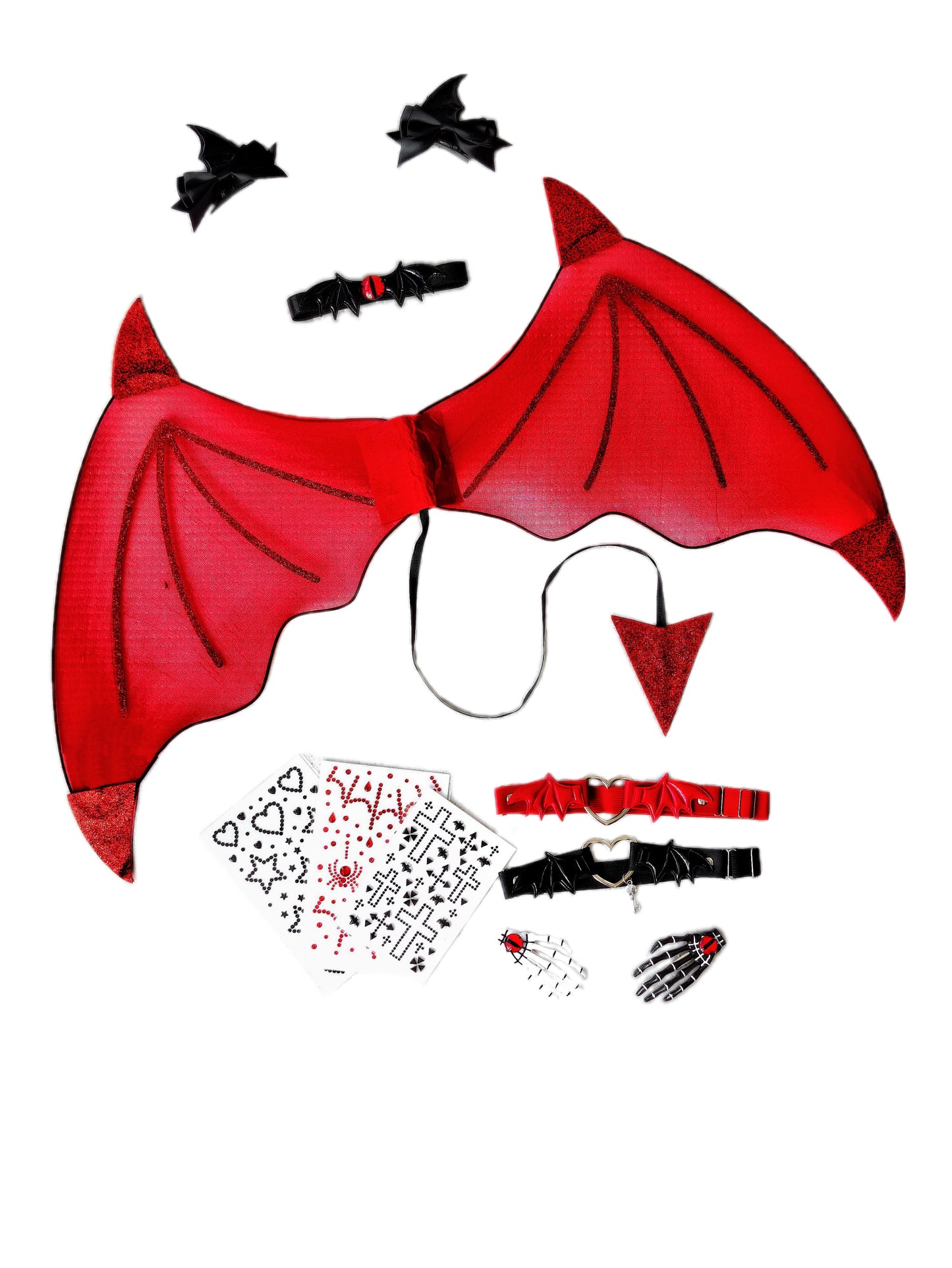 Little Devil Wing Set (9PCS, 3Colors)