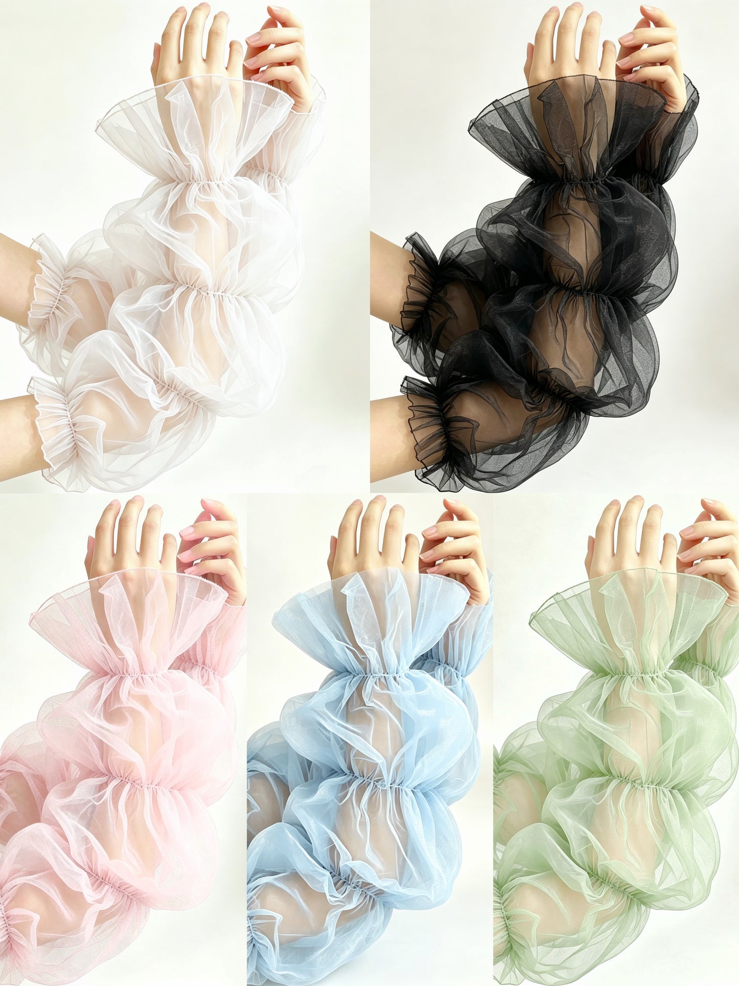 Puffle Tulle Sleeves (5Colors)