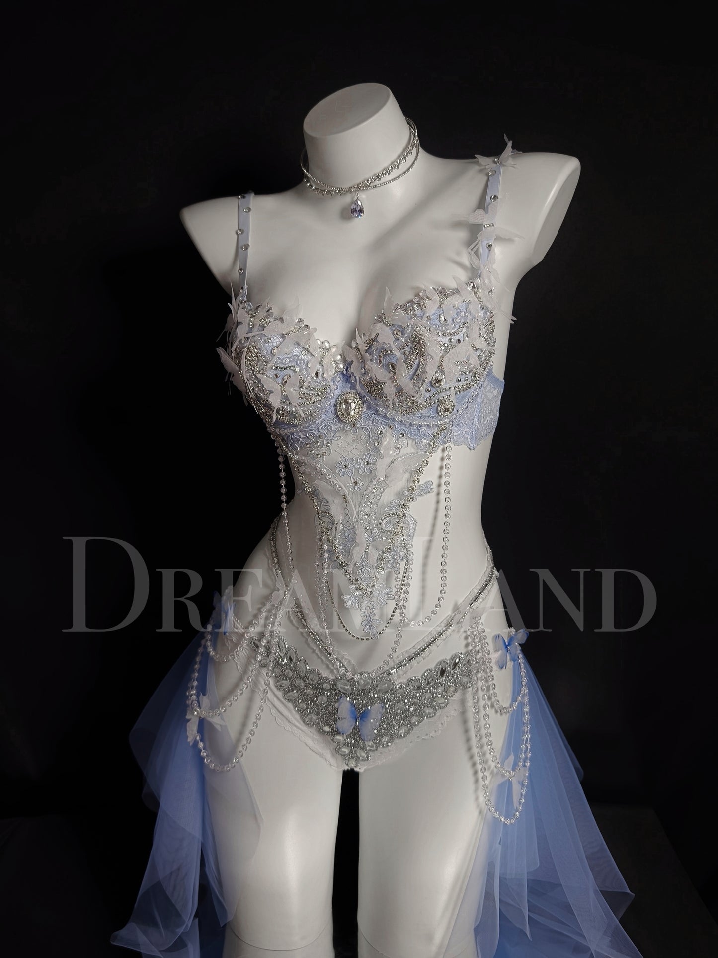 Dreamy Butterfly Blue (2PC)