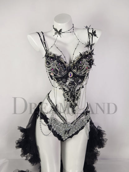 Dreamy Butterfly Black (3PC)